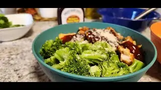 BBQ Chicken and Sweet Potato Bowls #highprotein #easyrecipe
