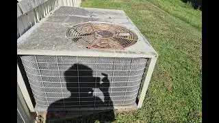 THE MILLER PACKAGE AC UNIT AFTER CONDENSER FAN MOTOR REPLACEMENT MOVIE 78