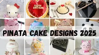 Round Pinata Cake Designs l Chocolate Pinata l Surprised Cake l Heart Pinata Cake l