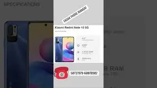 Redmi note 10 5g 128gb 8GB Ram available