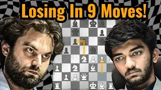 Gukesh's Total DESTRUCTION! After 9 Moves The World Chess Champion is TOAST!