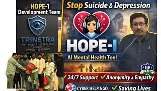 HOPE-I AI tool  |Revolutionary Mental Health Tool to Prevent Suicide & Depression |CyberHelpNGOhope