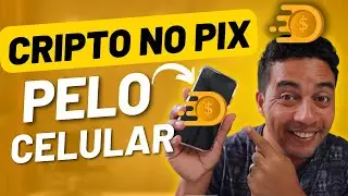 TUTORIAL Plataforma CRIPTO NO PIX Pelo Celular (Aul&atilde;o Passo a Passo) Plataforma Cripto no Pix