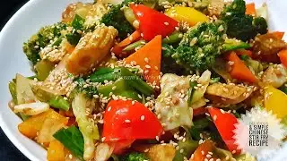 Vegetable Stir Fry Recipe/ Restaurant Style Stir Fry Recipe - How to make Stir Fry at home