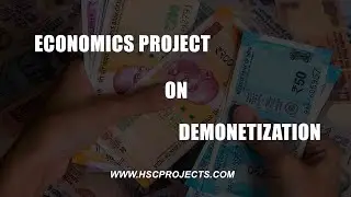 Economics Project On Demonetization | Class 12 CBSE