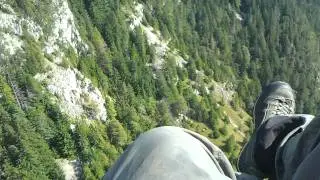 720m Alpine Paraglide off The Breitenberg. 1st time ridge soaring