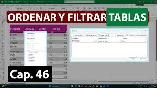 📊 Ordenar y Filtrar en Tablas: Organiza Datos alfabéticamente o por Valores en Excel