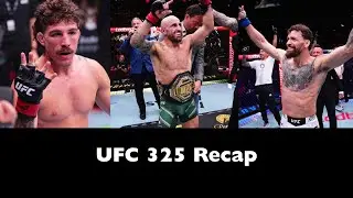 Volk Retains the Title, Ruffy Gets the W, Salkilld Gets Another Finish| UFC 325 Recap