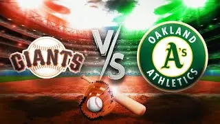 Giants Vs Athletics MLB Saturday Night Baseball Simulation Game
