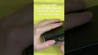 Aiwa HS-F505 fixed tech #Walkman #Restoration #WalkmanService #WalkmanRepairs #aiwahxhead #aiwa hs