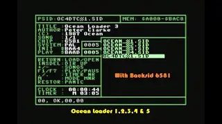 C64 - Music - Ocean loader 1,2,3,4 & 5 with Backsid 6581