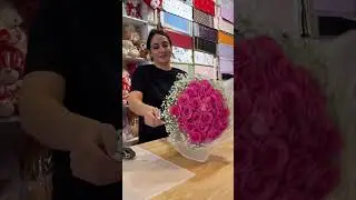 Pink Rose Bouquet 💕💕 #roses #fyp #flowers