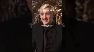 Tight Jeans finish the lyrics in comments 🎶 #trending #harrypotter #dracomalfoy #viral