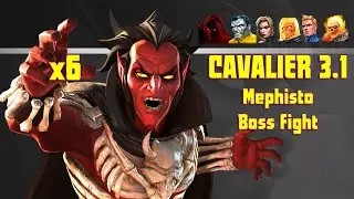 MCOC Cavalier 3.1 Mephisto Boss Fights x6 - Touch of Death