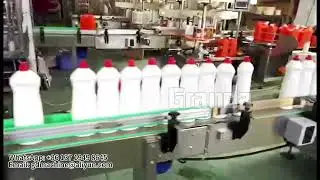 Automatic Liquid Washing Filling Capping Labeling Line Soap Cleanser Filling Packaging Line #filling
