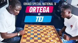 Ortega v Tei -  Obuasi Special National 'A' Draughts Competition - Group B