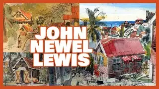 John Newel Lewis | Trinidadian Architect Painter | Caribbean Art Books