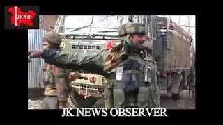 Visuals of Batmurran shopian encounter and stone pelting. JKNO