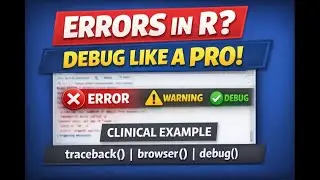 Errors and Debugging in R | traceback(), browser(), debug() Explained