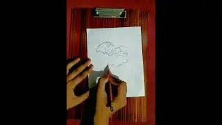 How To Draw Dreaming Baby Boy Sleeping On Clouds Drawing With Easy Steps ||Dreaming Baby Drawing||