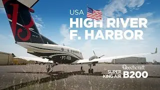 Prepar3D - King Air B200 / High River → Friday Harbor