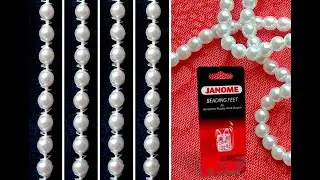 Bead foot work on Janome Secio 8200 zohaib Machines