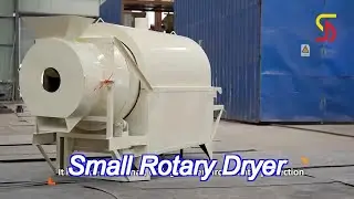 wood chips sawdust small mini rotary drum dryer 380v sn-rd-100