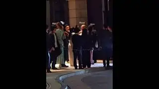 Ros&eacute; ,Jisoo & RM at Paradise Art night Frieze in Seoul#jisoo #RM #Ros&eacute; #bangpink #shortvideo #250901