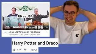 Reacting To Funny Food Wars Comments