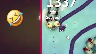Snake io Trolling Giant Snakes in SnakeIo Epic Snake.io Gameplay