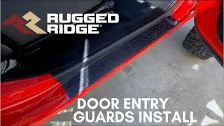 Best Budget Jeep JL Door Entry Guards Install by Rugged Ridge