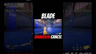 Blade Animation Cancel  #marvelrivals #blade #guide #combos #tips #tipsandtricks #shorts