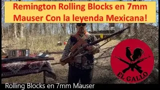 Remington Rolling Blocks en Calibre 7mm Mauser. Modelo 1897.