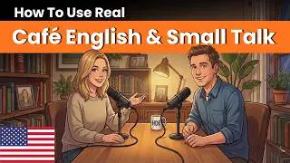 Caf&eacute; English & Small Talk in Real Life | Easy English Conversation Practice