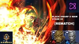 BLACK DWARF & MAW WBL+ Stage 49 REMATCH | Ghost Rider (Mighty Judgment) - Marvel Future Fight
