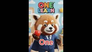 Learn Number 1 with One 🐼🔢 | One the Red Panda | One Learn
