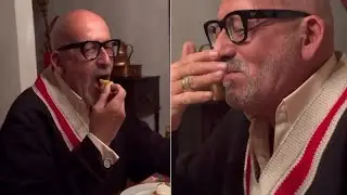 Goucha vs a tarte de p&ecirc;ra: quem ganhou esta batalha? 🤣
