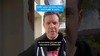 Split Your Lot in Half and Build 4 Units with SB9