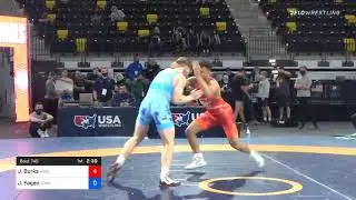 82 Kg Prelims - James Burks, MWC Wrestling Academy Vs Jonathon Fagen, Spartan Combat RTC