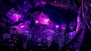 Magical Night 💜 Calm Deep Sleep Music ★ Fall Into a Peaceful Sleep