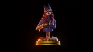 Batgirl fanart - 3D printing STL file