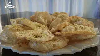 🥮 Gosh-e-Feel &ndash; Crispy Elephant Ear Pastry with Sweet Pistachio Topping ✨