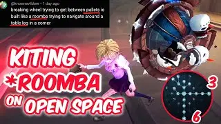 KITING Roomba [aka BREAKING WHEEL] on OPEN SPACE 🤡 Identity V Journalist