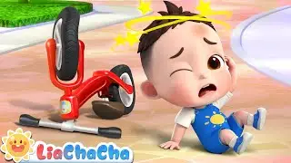 ChaCha Fell Off the Bike | EP108 | Bike Safety Song | Kids Songs & Nursery Rhymes | LiaChaCha