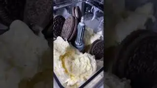 Oreo Chocolate Ice Cream Milkshake ASMR | Satisfying