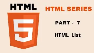 HTML List | Part-7  | How to Make a List in HTML | All Techz
