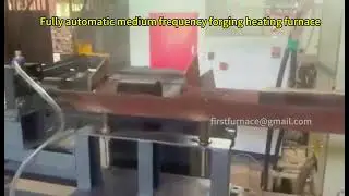 Fully automatic medium frequency forging heating furnace, round steel bar heating equipment