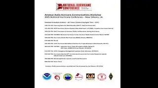 2025 National Hurricane Conference Amateur Radio Workshops