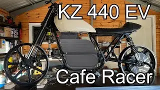 KZ 440 EV Cafe Restomod - E1: KTM 390 front end conversion
