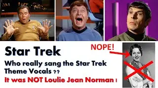 Star Trek - Who really sang the Star Trek Theme Vocals ??